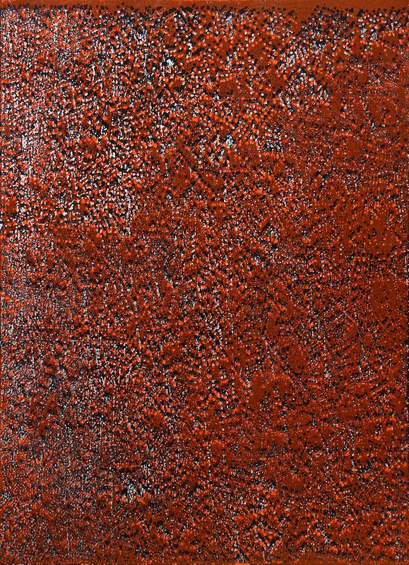Nocturne rousse, I_I, xylographie, 79x57 cm, 2020